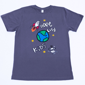 Kids Rocket Earth Robot T-Shirt