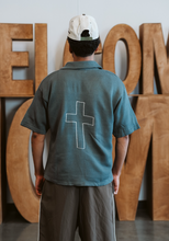 Load image into Gallery viewer, Redeemed Polo (Dark Grey Knit)
