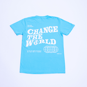 Change the World T-Shirt - Aqua